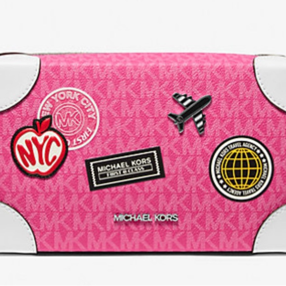 Jeanie Small Embellished Signature Logo Crossbody Bag
